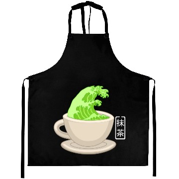 Discover Matcha Latte Great Green Tea Wave Aprons