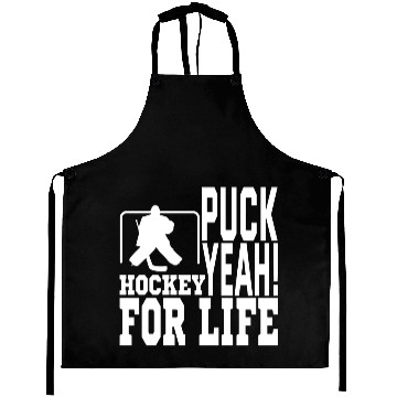 Discover Puck Yeah ! Hockey Forever Aprons