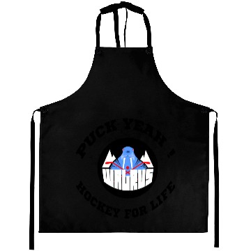 Discover Puck Yeah ! Hockey Forever Aprons