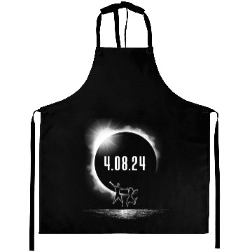 Discover Total Solar Eclipse Kids Silhouette 4.08.24girls e Aprons