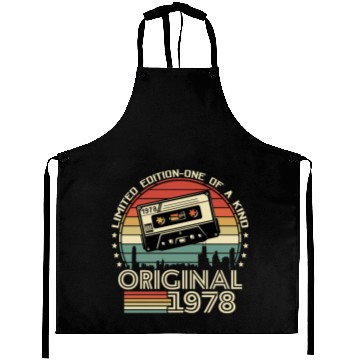 Discover Vintage 1978 Birthday Gift Aprons