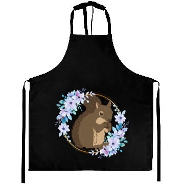 Discover Flower Circle Squirrel Aprons