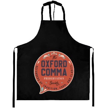 Discover The Oxford Comma Preservation Society Team Oxford Aprons