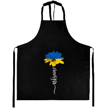 Discover Sunflower Ukrainian Ukraine Flag Sunflower Aprons