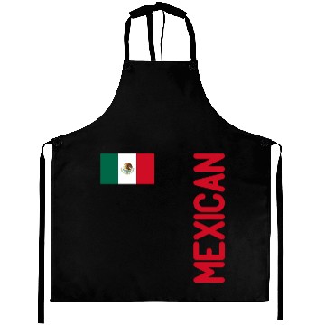 Discover Mexican Flag And Mexico Roots Aprons