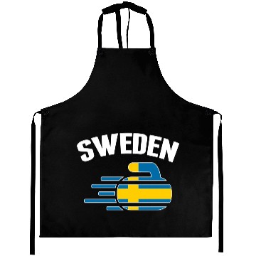 Discover Sweden Curling Rock Sport Fans Swedish Curlers Win Aprons