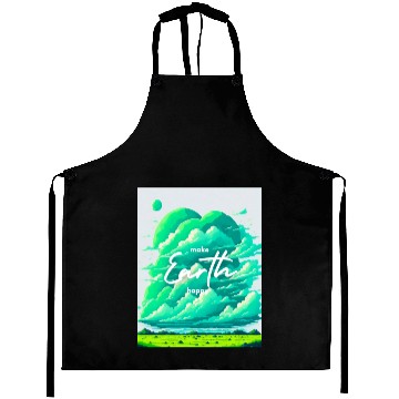 Discover Make earth happy Aprons
