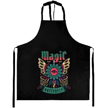 Discover Magic Butterfly Sword Aprons