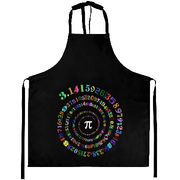 Discover Funny Pi Day Spiral Pi Math Aprons