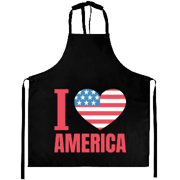 Discover I Love America Aprons