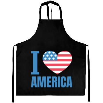 Discover I Love America Aprons