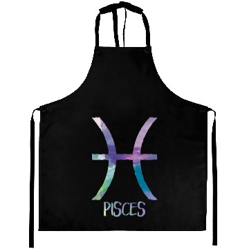Discover Pisces Zodiac Symbol Astrology Fish Water Sign Aprons