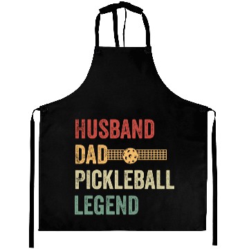 Discover Husband Dad Pickleball Legend Aprons