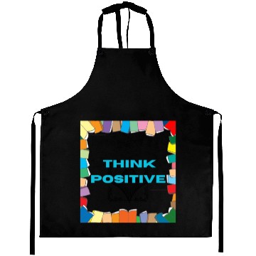 Discover "Positive Vibes Aprons: Embrace Optimism"
