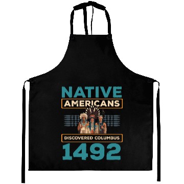 Discover Aboriginal Indians Indigenous Native American Day Aprons