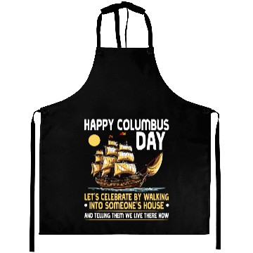Discover Aboriginal Indians Indigenous Native American Day Aprons