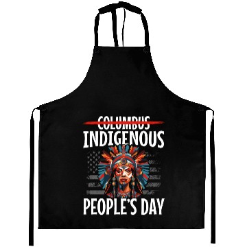 Discover Aboriginal Indians Indigenous Native American Day Aprons
