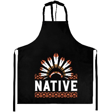 Discover Aboriginal Indians Indigenous Native American Day Aprons
