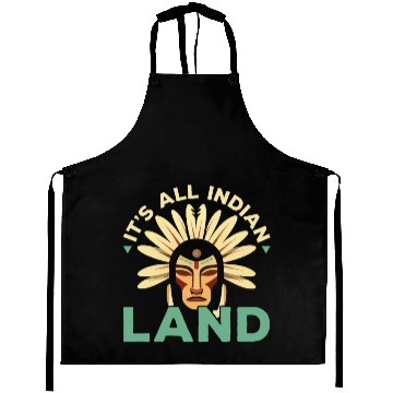 Discover Aboriginal Indians Indigenous Native American Day Aprons