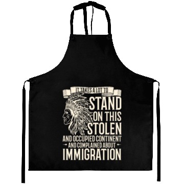 Discover Aboriginal Indians Indigenous Native American Day Aprons