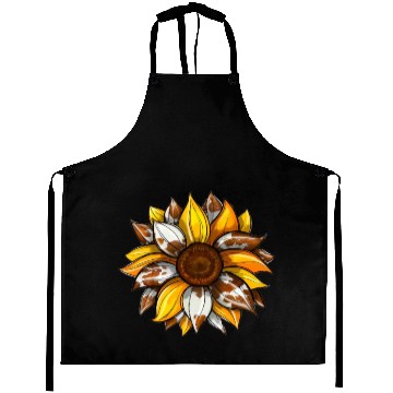 Discover Flower Sunshine Leopard Aprons