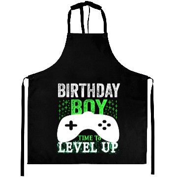 Discover GAmer, birthday boy, time to level up Aprons