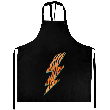 Discover Tiger Stripes Lightning Animal Print Aprons