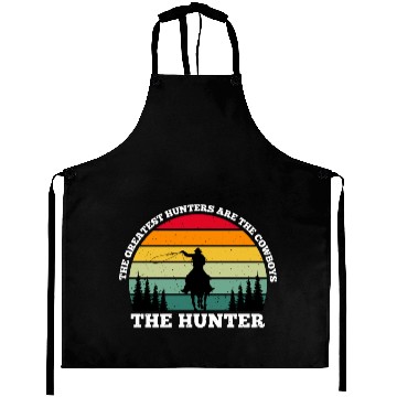 Discover cowboy hunter pine retro style Aprons
