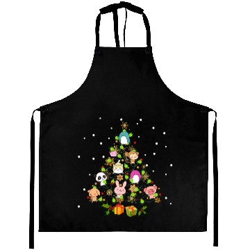 Discover Kawaii Anime Tree Decor Winter Japanese Ornat Swea Aprons