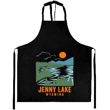 Discover Jenny Lake Wyoming Aprons