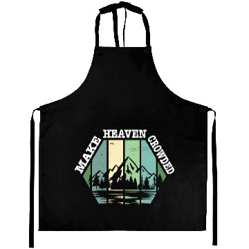 Discover Religious Christian Make Heaven Crowded Jesus Aprons