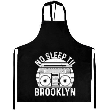 Discover Cool Retro No Sleep Til Brooklyn, Old School Porta Aprons