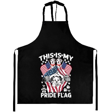 Discover Dalmatian Pride Flag Aprons