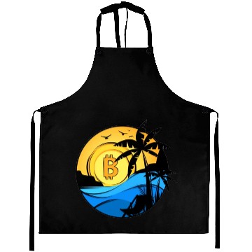 Discover Bitcoin Coin-Crypto Summer Aprons