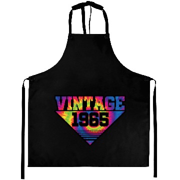 Discover Vintage 1965 Tie Dye Splash Color Triangle Aprons