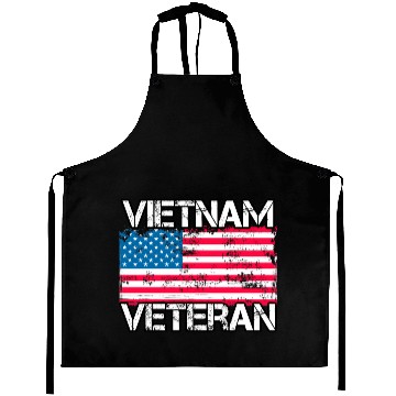 Discover Vietnam Veteran Us Flag Military Vet Aprons