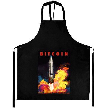 Discover Bitcoin Blast-off Aprons