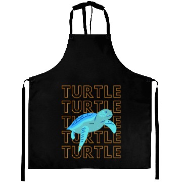 Discover Sea Turtle Doodle Aprons