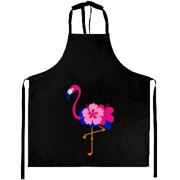 Discover Flower Flamingo Aprons