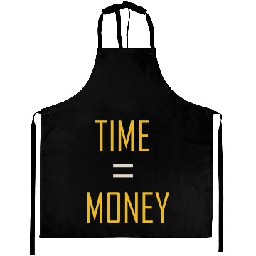 Discover time = money Aprons
