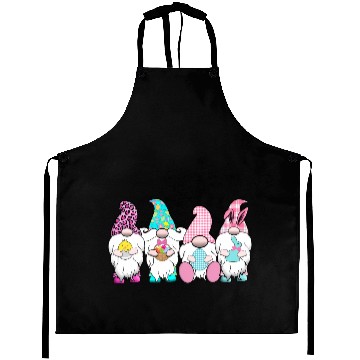 Discover 4 Easter Gnomes Pastel Spring Bunny Ears Gingham R Aprons