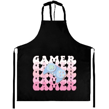 Discover Gamer, Happy Game Day Aprons