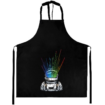 Discover Space Light Astronaut - Rainbow Rays Aprons