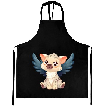 Discover Kawaii Hyena Angel - Sweet Flight through the Aprons