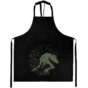 Discover Scary horror monster Halloween creepy Trick Aprons
