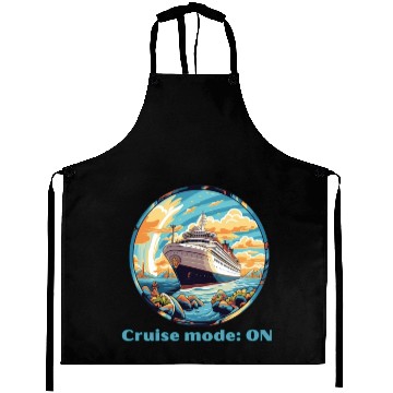 Discover Cruise Mode: On Ship Vacation Aprons