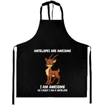 Discover Cute funny brown antelope Aprons
