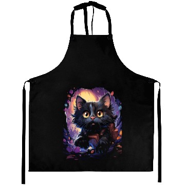Discover Back to School Funny Cat Kitten Wearing School Aprons
