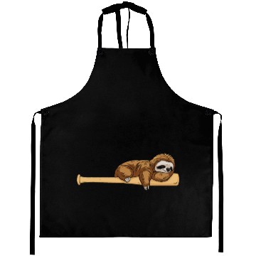 Discover Sloth Cute Sloth Baseball Aprons