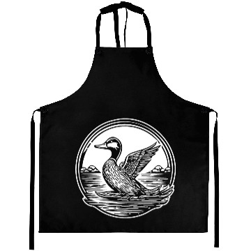 Discover Duck Bird Nature Pond Aprons